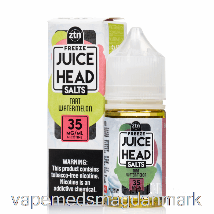Vape Uden Nikotin Frysetærte Vandmelon - Juice Hovedsalte - 30ml 50mg